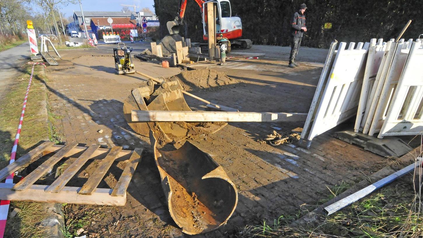 Wasserrohrbruch in Schwabach: Zehn Mal im Jahr bricht eine Leitung