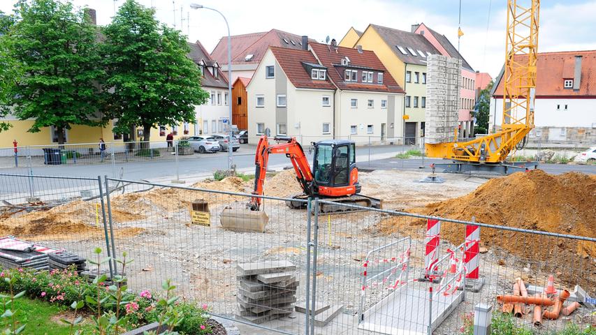 Immer wieder eine Baustelle: Das Landratsamt Forchheim im Wandel der Zeit