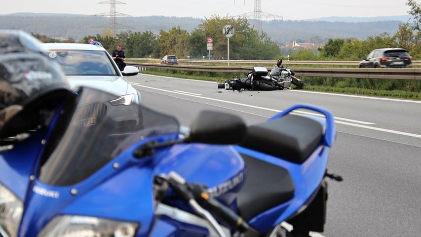 Motorradfahrer stirbt bei Regenstauf - weiterer Biker schwer verletzt