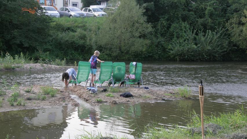 Spritzige Sommerlaune am Fluss: Aischclubbing in Hallerndorf