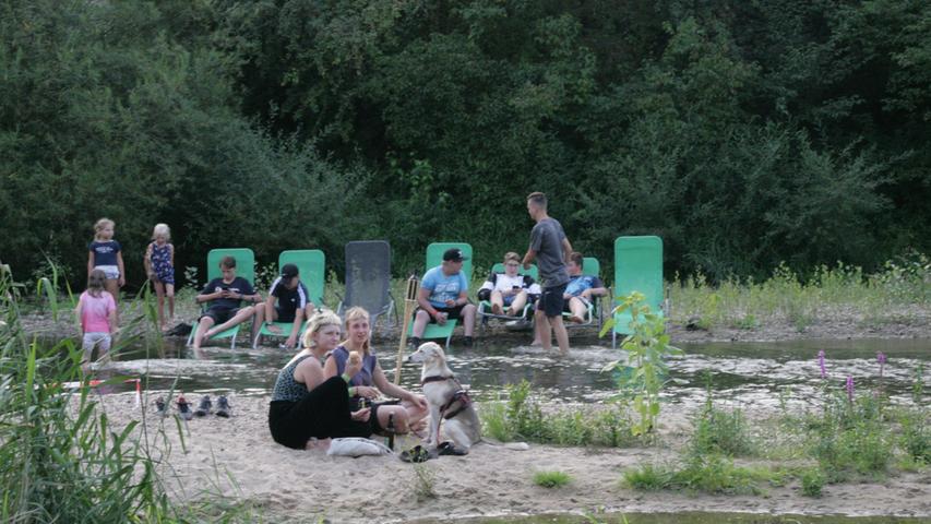 Spritzige Sommerlaune am Fluss: Aischclubbing in Hallerndorf