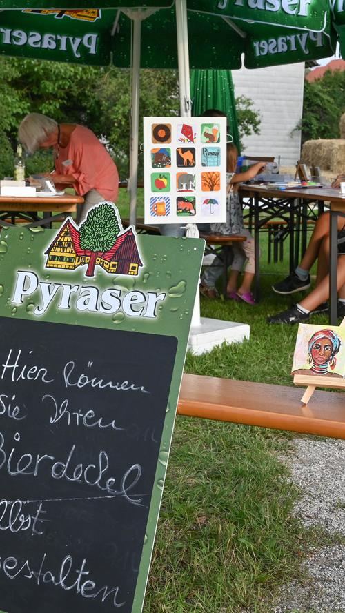 Bier und Spiele: Pyraser Brauereifest lockte Kinder und Erwachsene