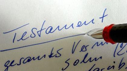 Ein Testament richtig verfassen Ein Testament richtig verfassen