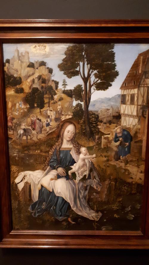 Noch ein Schatz im Diözesanmuseum von Olomouc (Olmütz): eine "Geburt Christi" von Dürer.