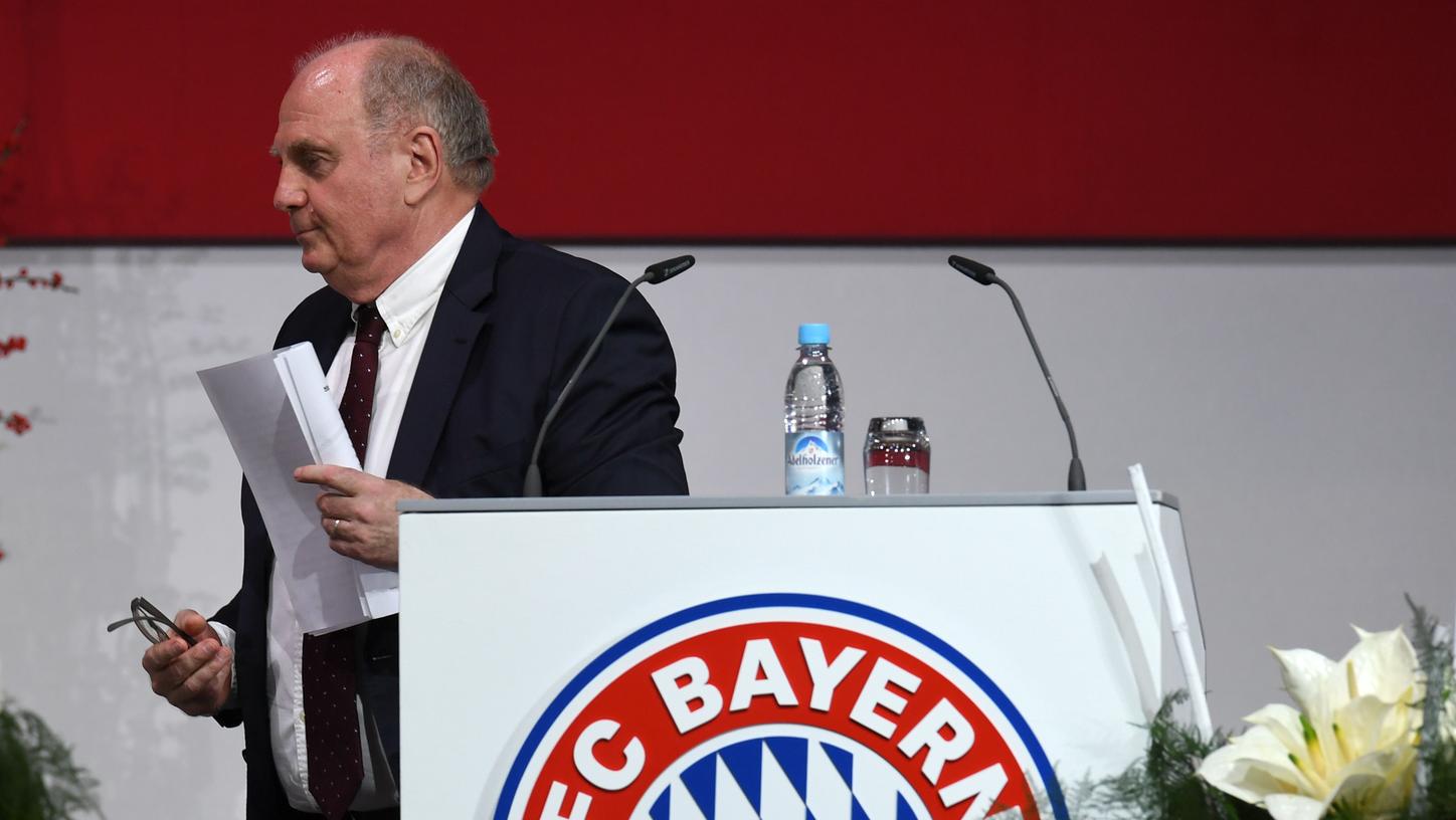 Einer der größten beim FC Bayern tritt den Rückzug an: Uli Hoeneß will aufhören.