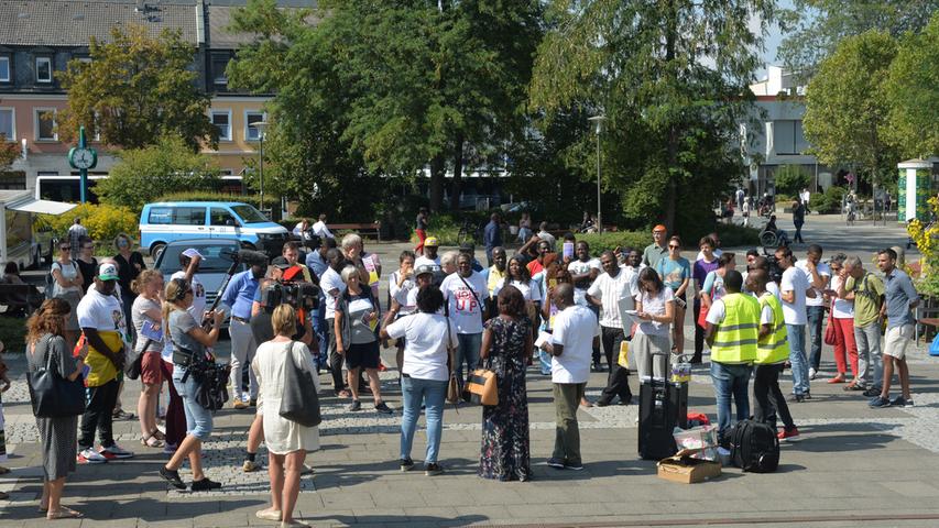Zu Unrecht in Haft: Demo für Wilfried Siewe in Erlangen