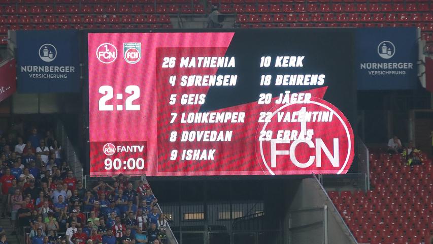 2:2 nach 2:0! Der FCN verschenkt's gegen Heidenheim - die Bilder!