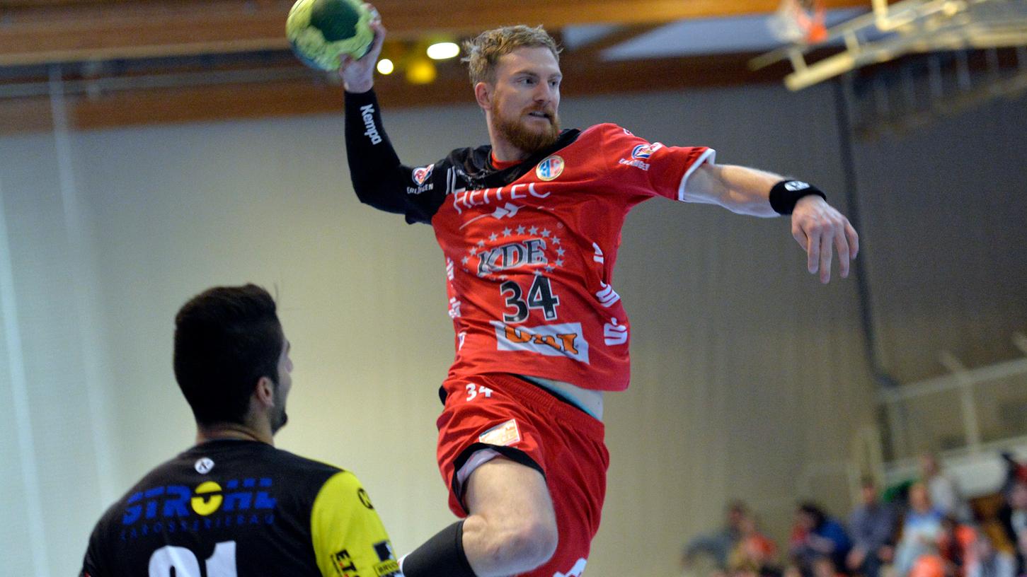 Bleibt erst einmal doch beim HCE: Felix Müller (hier ein Archivbild aus der Vorsaison) wollte eigentlich aufhören mit Handball.