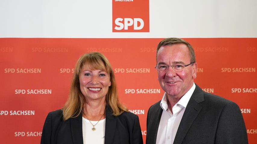 Die sächsische Integrationsministerin und der Innenminister Niedersachsens profilieren sich als traditionelle Sozialdemokraten. Das Duo will das Bündnis mit der Union nicht unbedingt fortsetzen. Den beiden wurden gute Chancen bei einer Stichwahl eingeräumt - daraus wurde allerdings nichts. Sie erhielten 14,61 Prozent der Stimmen.