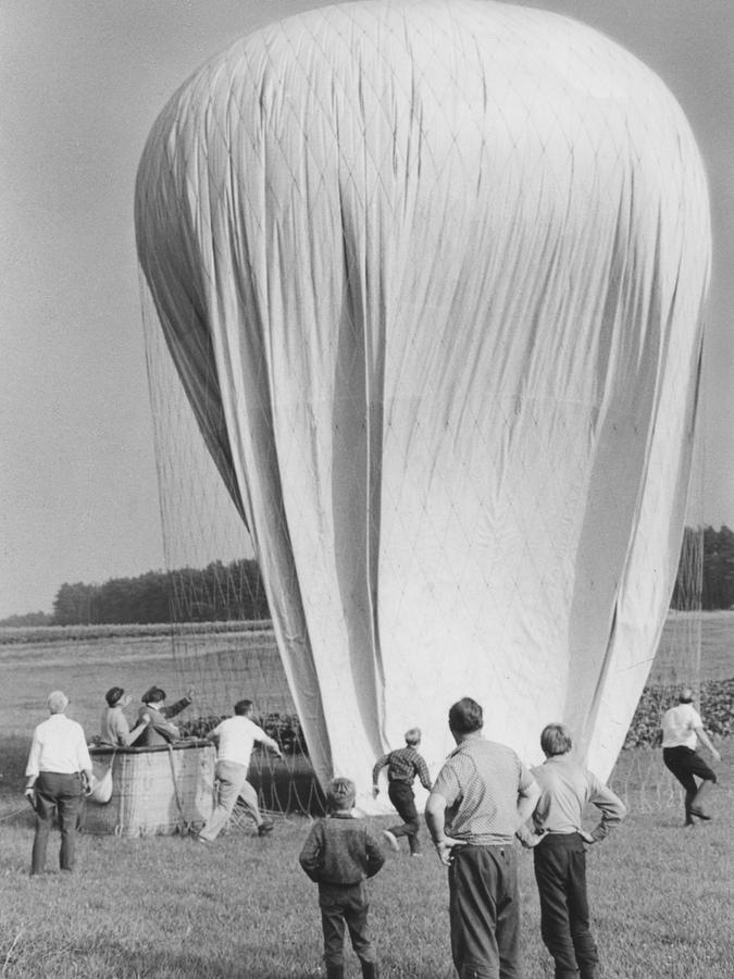 4. September 1969: Mit dem Ballon über Franken