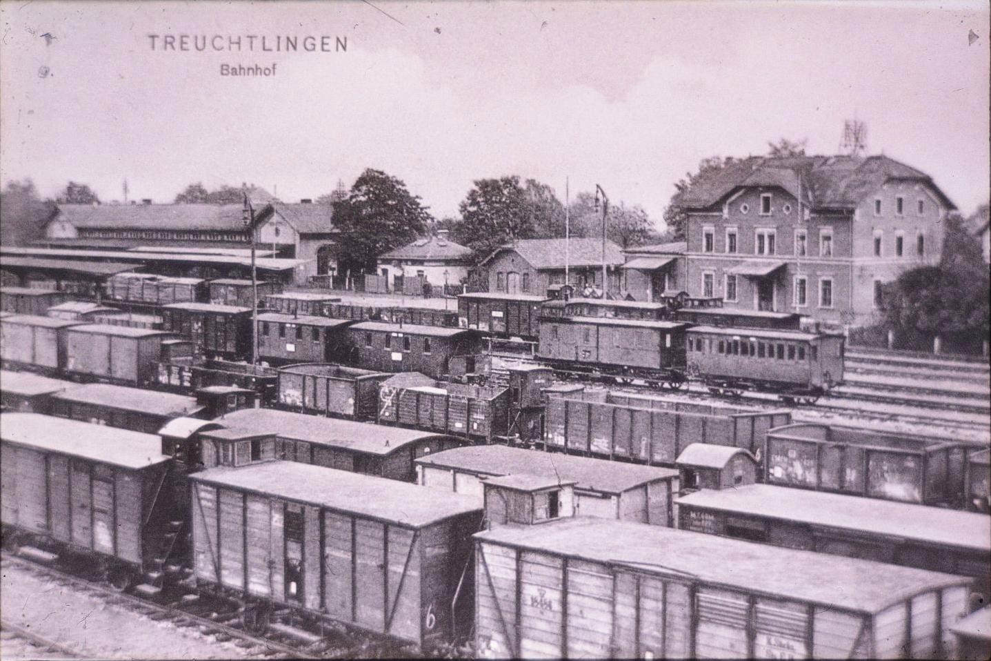 Der Treuchtlinger Bahnhof Anfang/Mitte des 20. Jahrhunderts.