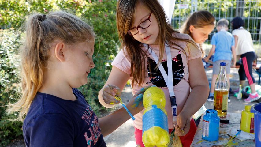 Wasserspritzen, Cocktails mixen, Zeitung machen: So ist  Mini-Forchheim 2019