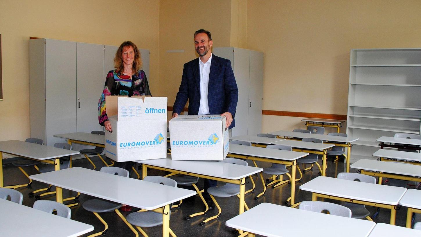 Nur für ein Jahr: Luitpoldschule Schwabach zieht um