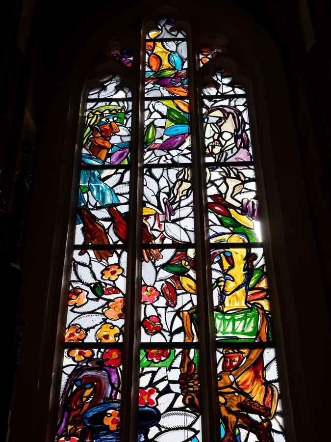 Kirchenfenster von Markus Lüpertz in Bamberg enthüllt