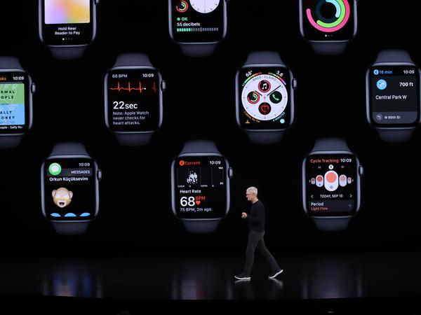 Auch die neue Applewatch kündigte Apple-CEO Tim Cook an.