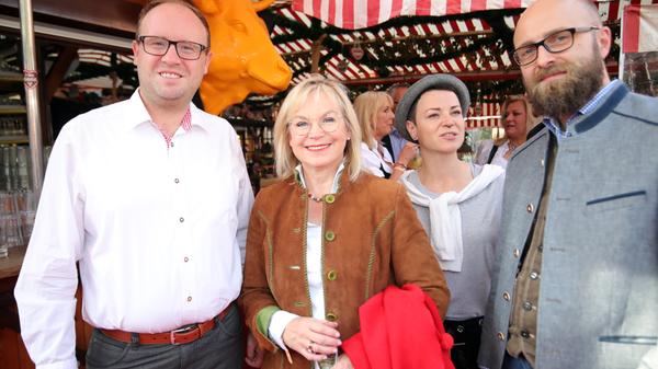 Auch Barbara Regitz, CSu-Landtagsabgeordnete vergnügte sich auf dem Pre-Opening.