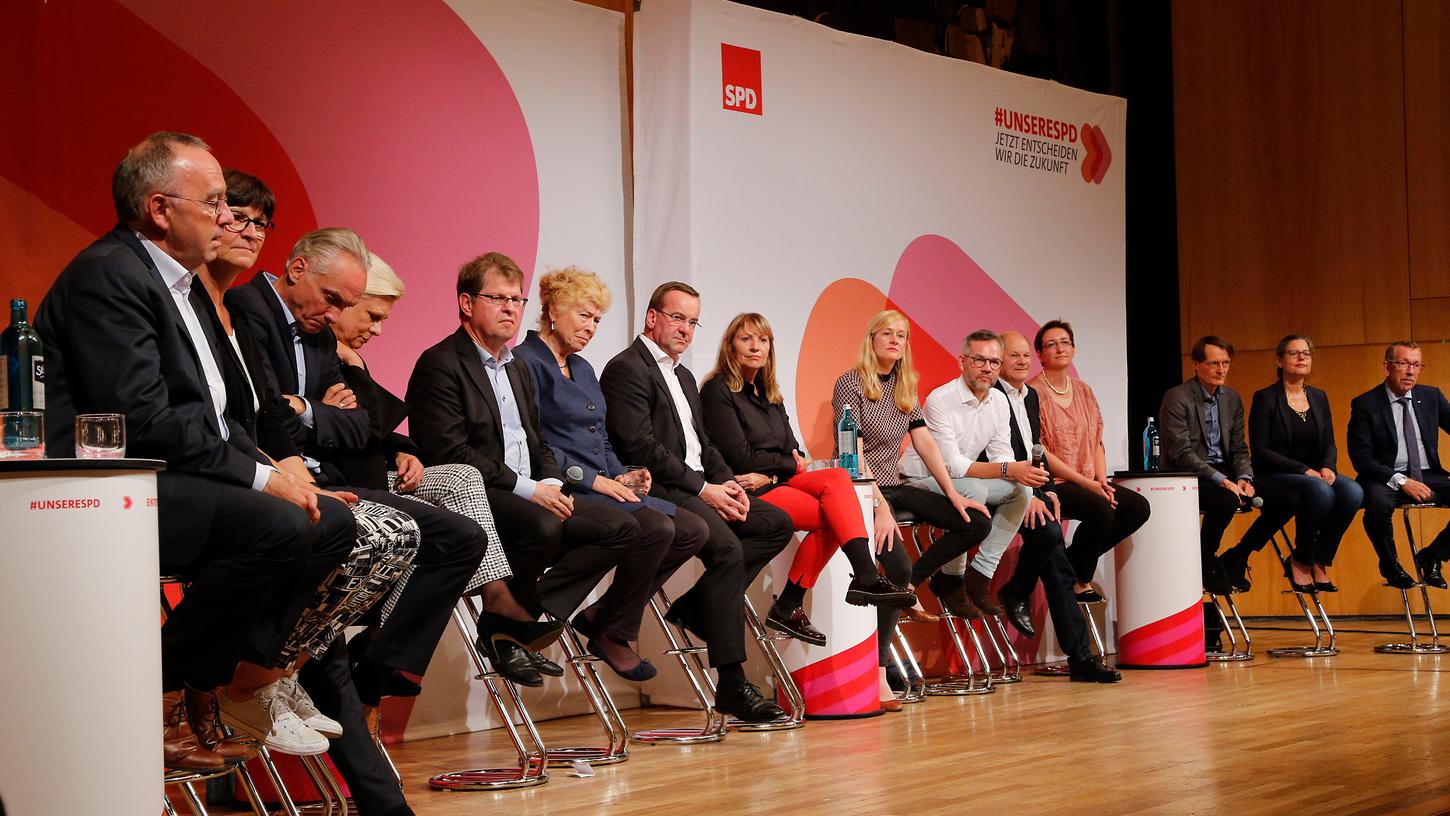 So viel Auswahl war nie: Die Parteimitglieder können sich zwischen sieben Duos und Einzelbewerber Karl-Heinz Brunner entscheiden.