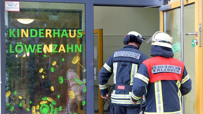 Brand in Frauenaurach: Kinderhaus Löwenzahn evakuiert