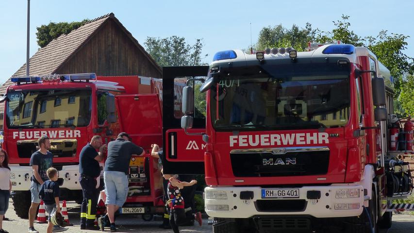 Von Wasserpumpe bis Fettexplosion: Die Georgensgmünder Feuerwehr lädt ein