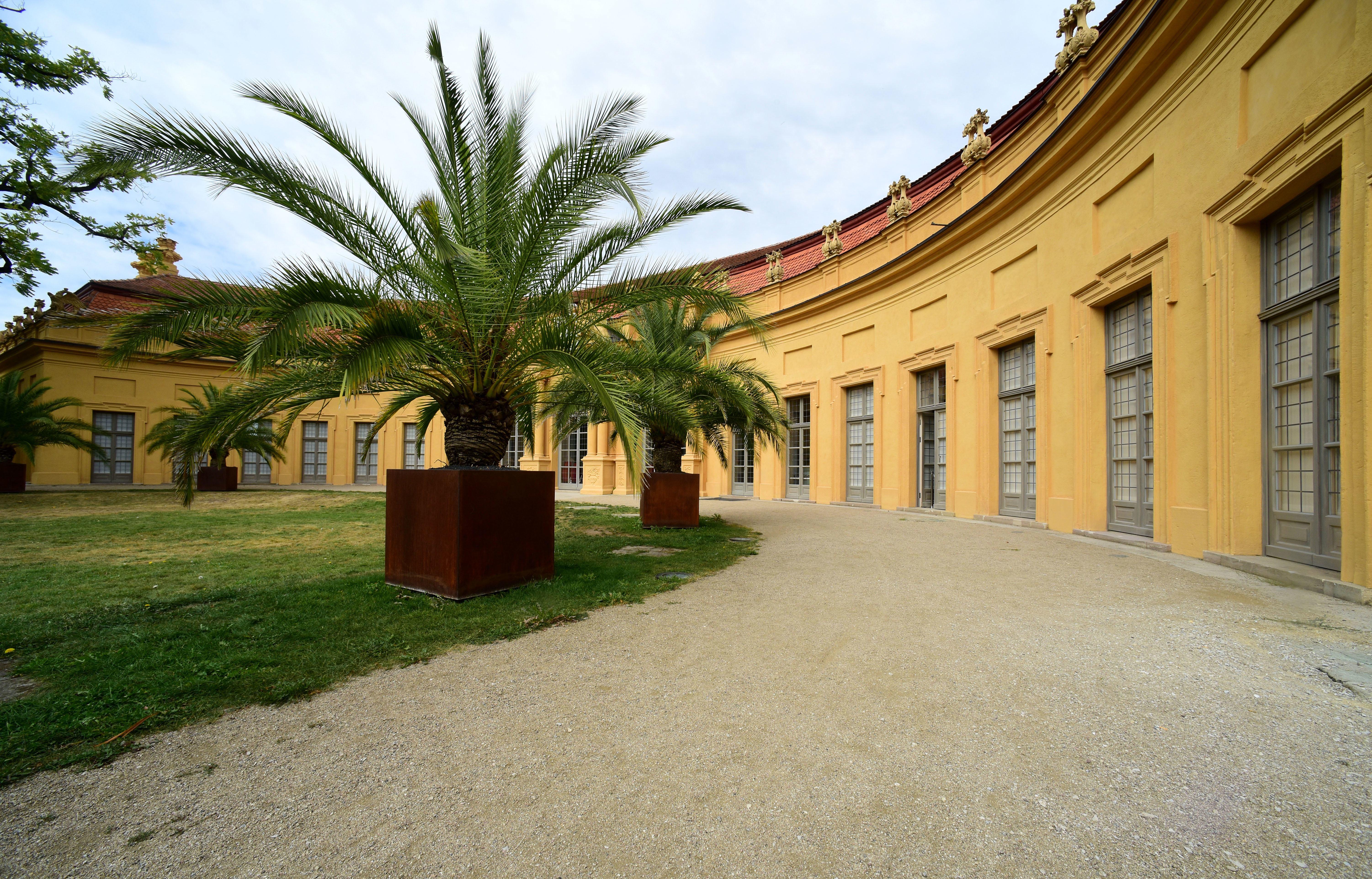 Mediterranes Flair: Die Orangerie im Schlossgarten.