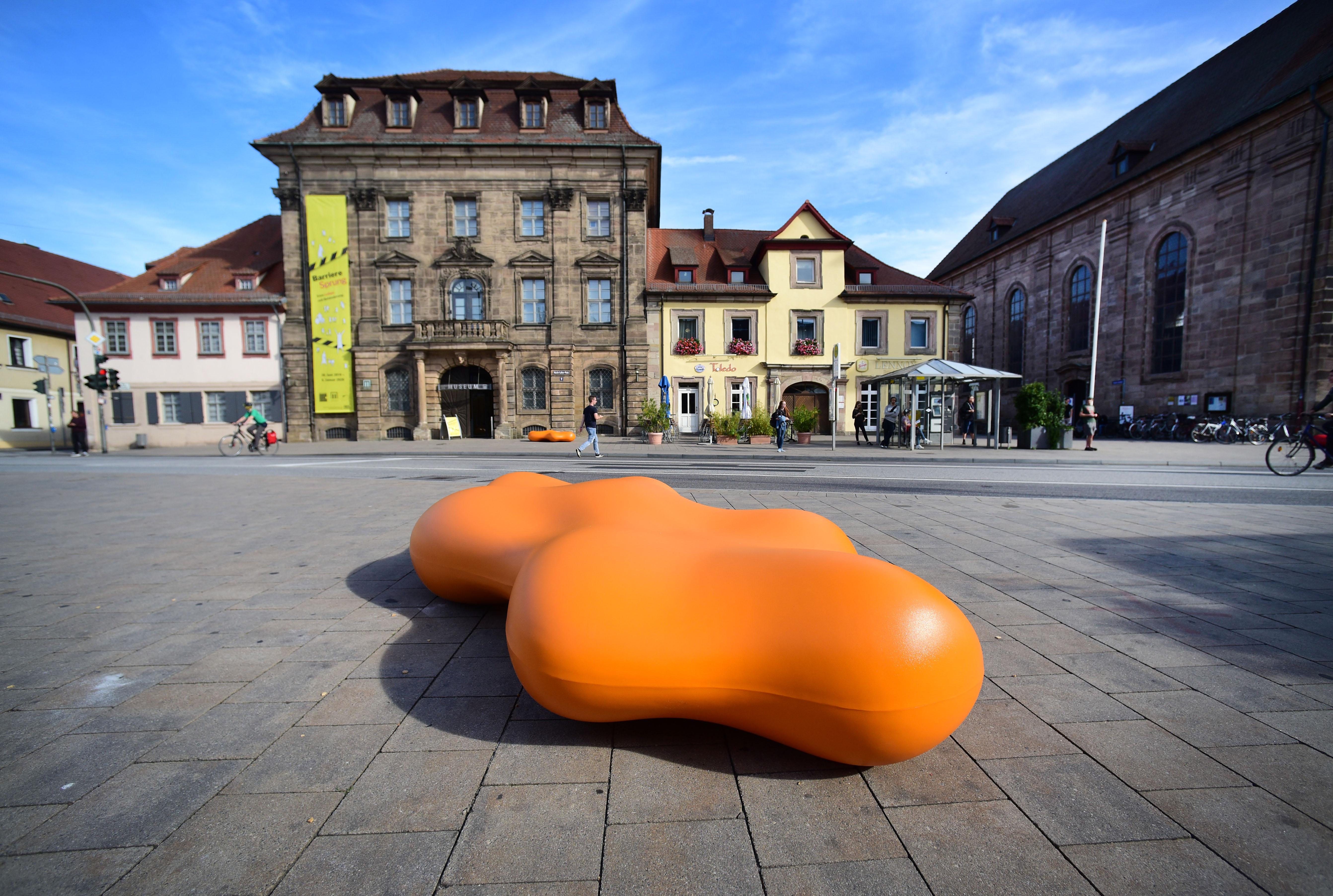 Der Martin-Luther-Platz und das Stadtmuseum.