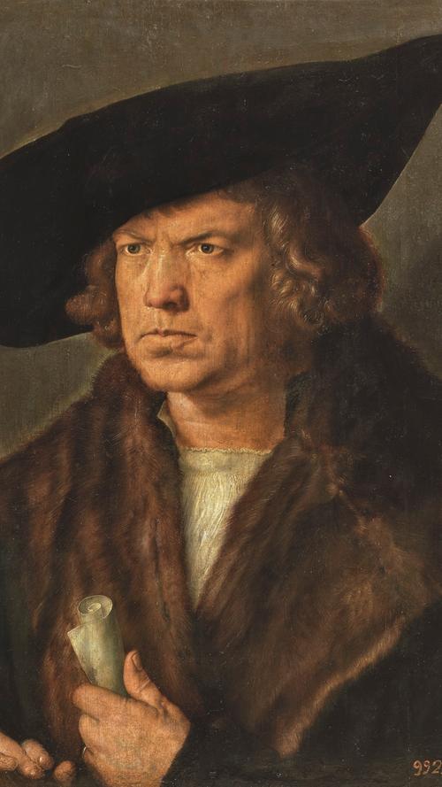Reiste aus dem Prado in Madrid nach Wien: Albrecht Dürers Bildnis eines bartlosen Mannes.