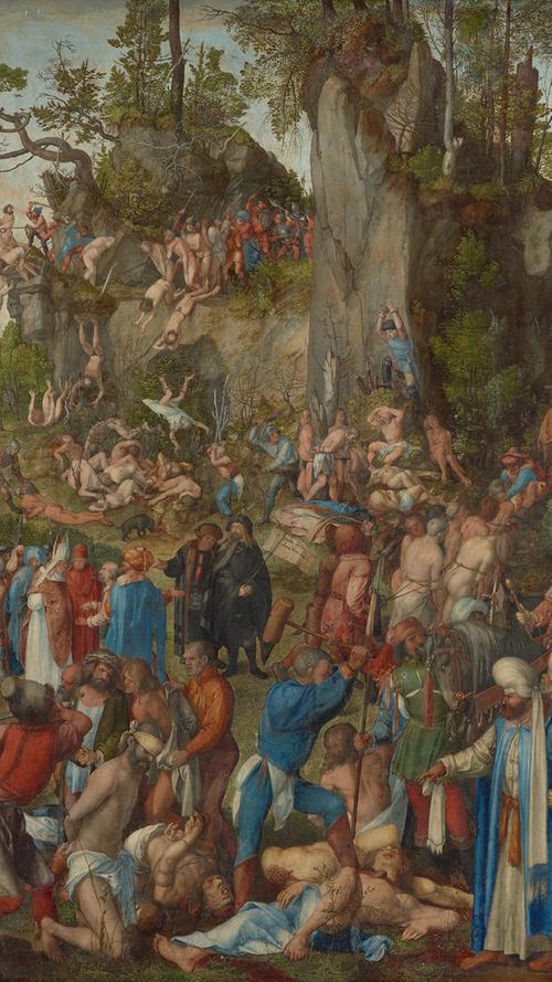 Die Kollegen vom Kunsthistorischen Museum in Wien leihen der Albertina das Dürer-Gemälde "Die Marter der zehntausend Christen".