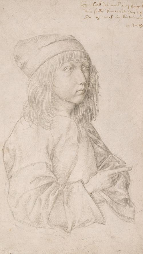 Früh zeigte sich sein künstlerisches Talent: Dürers Selbstbildnis als Dreizehnjähriger.