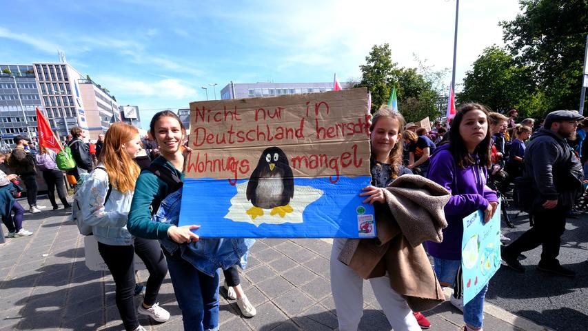 Fridays for Future: Tausende Demonstranten zogen durch Nürnberg