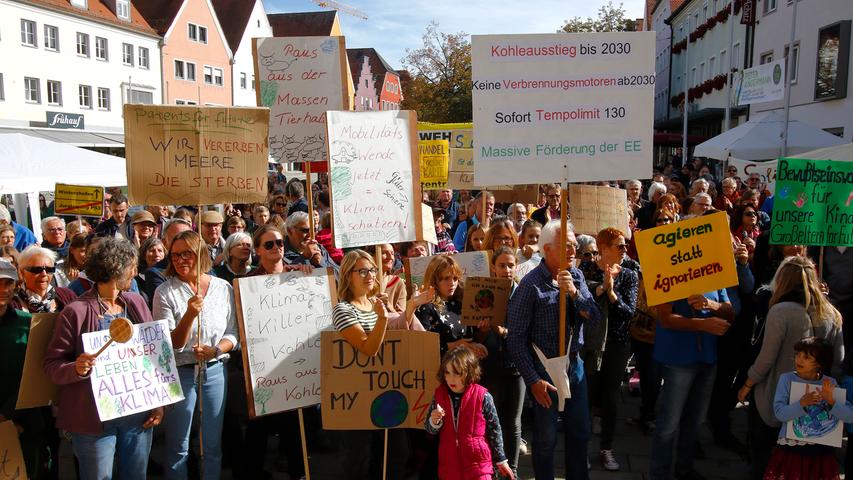 Rettet das Klima: Große Demo in Neumarkt