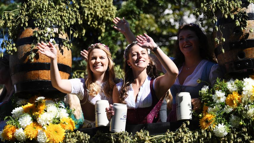 Abertausende stürmen die Wiesn: Die Oktoberfest-Eröffnung 2019