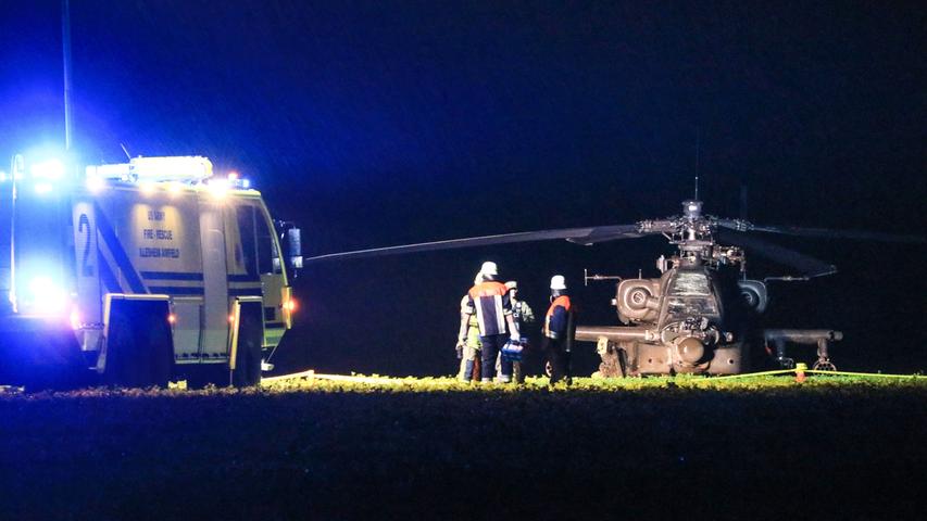 Militärhubschrauber kappt Stromleitung im Landkreis Ansbach: Sperrung der A7