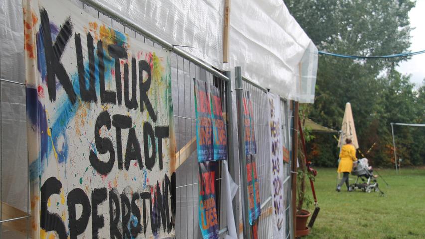 Aktion Protestgarten: Festival für kulturelle Freiräume im Lindenhain