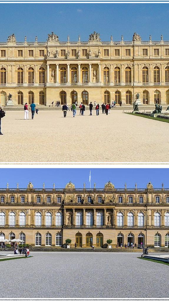 Reichtum vs. Revolution Anfang bis Mitte des 17. Jahrhunderts diente es als Jagdschloss von Ludwig XIII., bis es sich unter seinem Sohn Ludwig XIV. in ein Symbol der Monarchie verwandelte – das Schloss Versailles in Frankreich. Auf einer Fläche von 51.000 km² vereint es prunkvoll Elemente aus Hoch- und Spätbarock. Allein die Frontfassade ist rund 700 Meter lang – ganz zu schweigen vom angrenzenden Park, der unfassbare 800 ha zählt. Genug Platz also, um die rund 5.000 Menschen unterzubringen, die bis zur Blütezeit gleichzeitig im Schloss lebten. Mit der französischen Revolution wendete sich das Blatt jedoch: Aufstände zwangen den Adel zur Rückkehr nach Paris. Dennoch hat Versailles nicht an Bedeutung verloren, schließlich wurde hier der Friedensvertrag unterzeichnet, der den 1. Weltkrieg beendete. Von Ludwig für Ludwig Mitten auf der größten Insel des Chiemsees gelegen, zeugt das Schloss Herrenchiemsee in Bayern von unschätzbarer Verehrung der französischen Monarchie. Unter Ludwig II. wurde das bayerische Domizil nach Vorbild von Versailles errichtet – aus Hochachtung gegenüber Ludwig XIV. Die Bauarbeiten am Schloss Herrenchiemsee endeten mit dem Tod des bayerischen Königs. Es wurde nie fertiggestellt, stattdessen wurden einige Bauelemente wieder abgetragen. Heute dienen die Räumlichkeiten als Museum über das Leben von König Ludwig II.