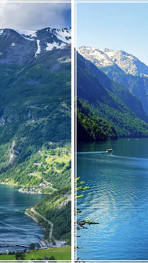 Nordisches Naturhighlight Herzlich willkommen an einem der bekanntesten Fjorde Norwegens. 200 km östlich von            Bergen gelegen, ist der ​Geirangerfjord ein eindrucksvolles Highlight für Touristen aus aller            Welt.  
  
 Einst aus einem schmelzenden Gletscher entstanden, der tiefe Trogtäler mit          Gletscherwasser formte, ist es kein Wunder, dass der Fjord seit 2005 Teil des             UNESCO-Weltnaturerbes ist. Ganze 15 km ist der Fjord lang und beherbergt am Ende den              gleichnamigen Ort, der ein beliebtes Ziel auf einer Reise über die Hurtigruten darstellt. 
  
 Sagenumwobener See in Bayern Wer fjordartige Gewässer direkt um die Ecke sucht, wird im bayerischen Landkreis            Berchtesgaden fündig. Am Fuße des Watzmanns erstreckt sich über eine Fläche von mehr             als 5 km² der ​Königssee. Dieser ähnelt, aufgrund seiner Lage zwischen riesigen            Berghängen, stark seinem norwegischen Zwilling. Darüber hinaus gilt der Königssee als           eines der sagenumwobensten Gewässer überhaupt.  
  
 Dort soll einst ein junger Jäger gesessen haben, der so arm war, dass ihm die Hochzeit mit                 seiner Liebsten nicht möglich war. Darauf erschien ihm die​SchwanenjungfrauSwanhilde,           die ihn zu einem riesigen Schatz, den Salzlagern im Gebirge, führte. Der Jäger wurde              Bergmann und heiratete seine Liebste. 
  
 Hätten Sie es gewusst? ​Aufgrund der hohen Wasserqualität des Königssees gilt dieser als eines der               saubersten Gewässer in Deutschland. 
 Travelcircus