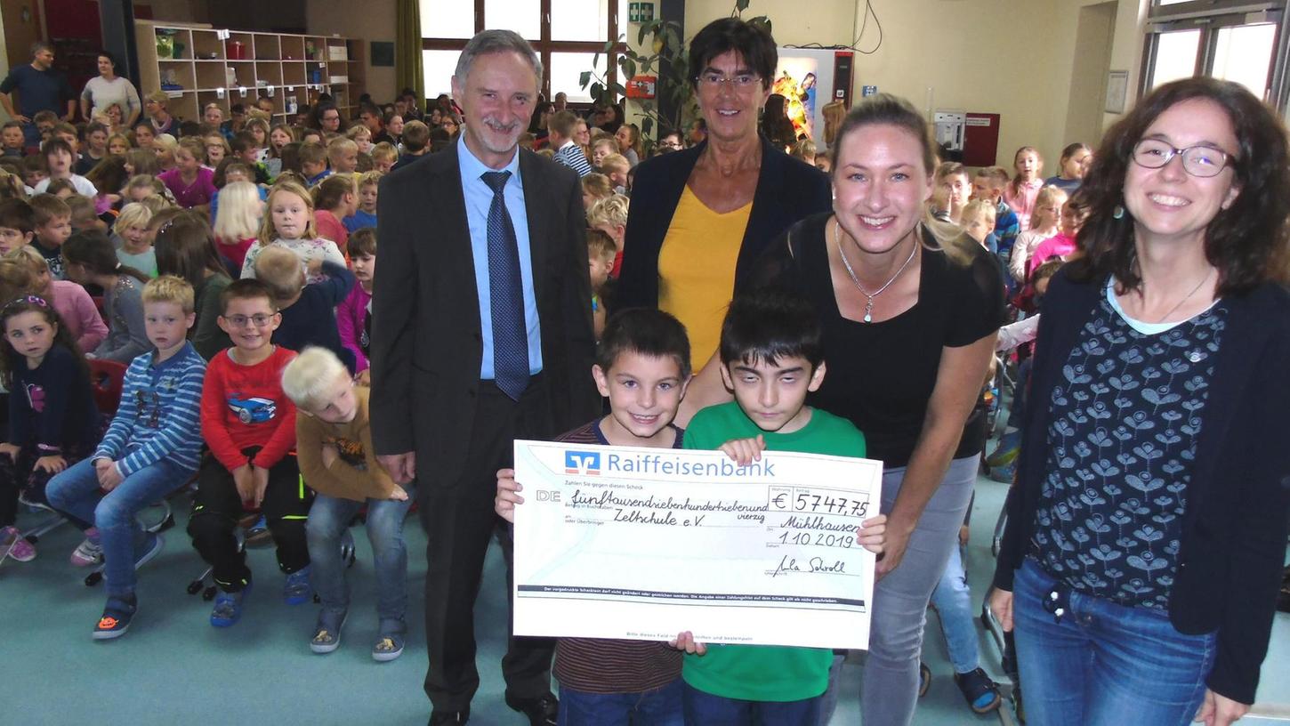 Mühlhausener Kids unterstützen Schule im Libanon mit 5747 Euro