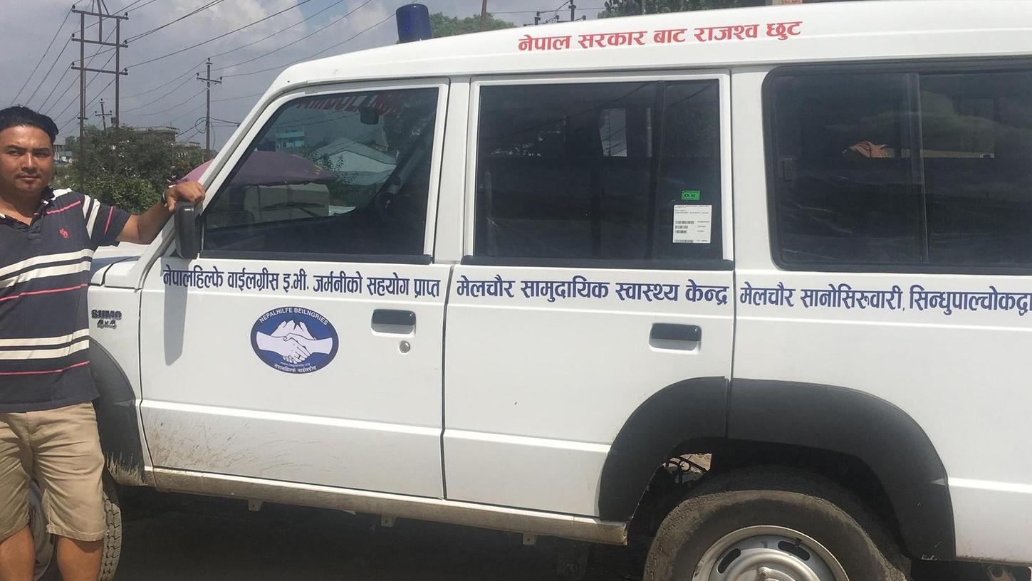 Nepalhilfe Beilngries hat Krankenwagen mitfinanziert