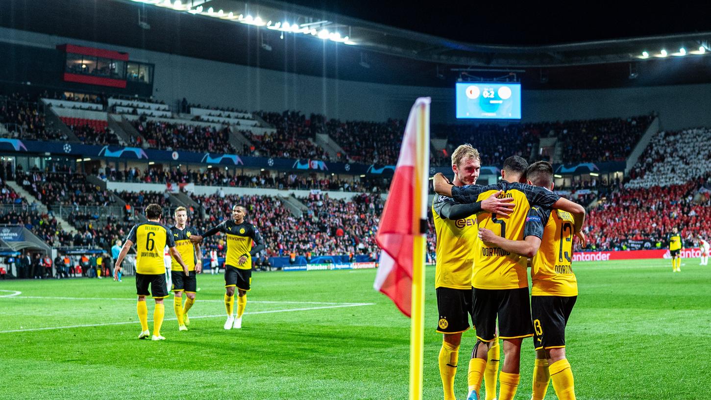 BVB-Hoch dank Hakimi: Dortmund gewinnt in Prag 