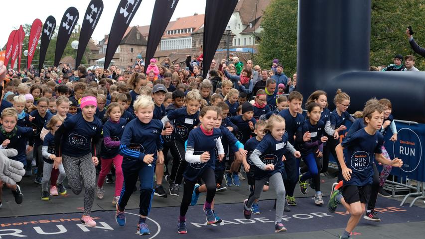 Kleine ganz groß: Bambini geben alles beim Stadtlauf 2019