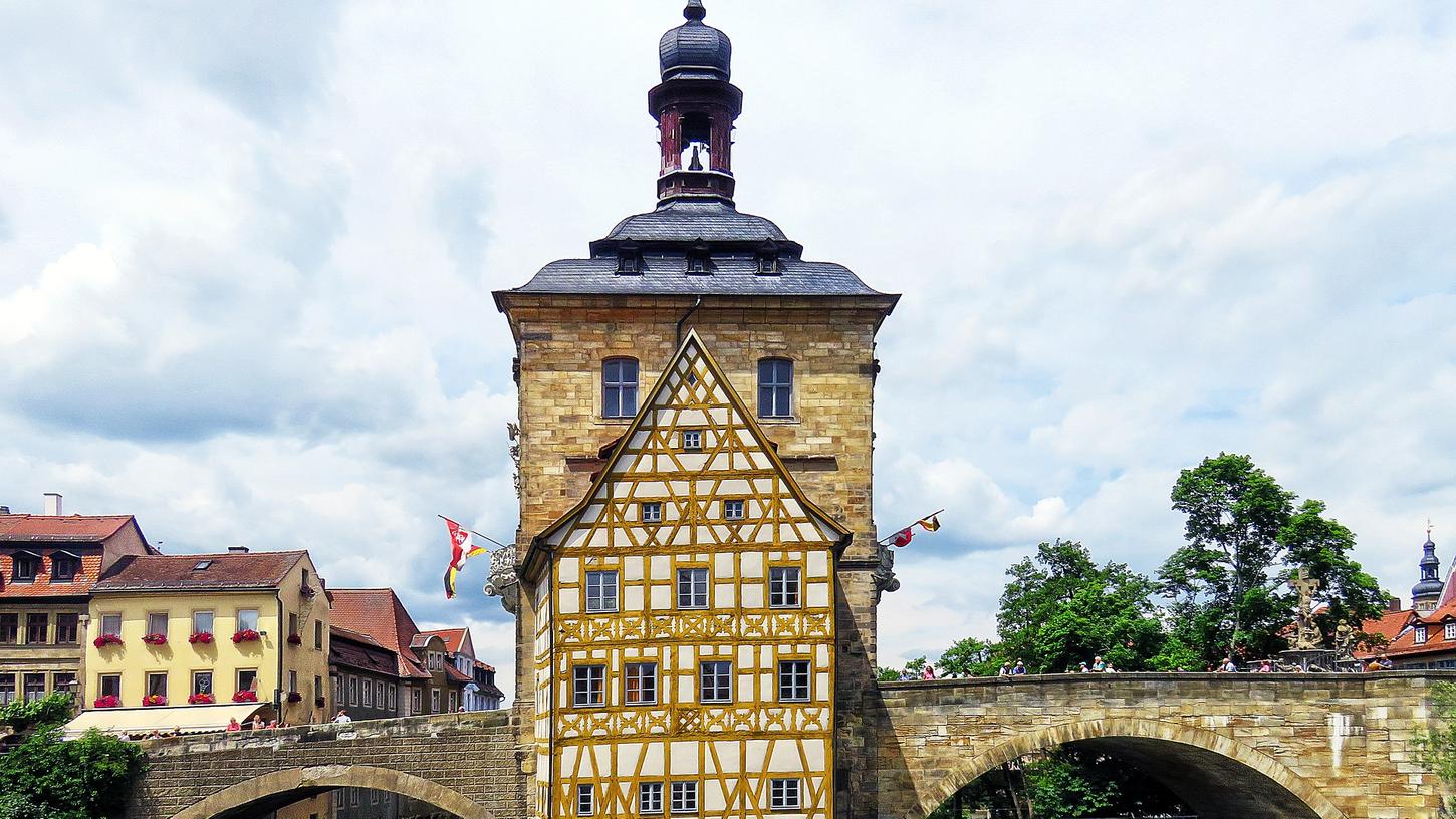 Das Alte Rathaus in Bamberg.