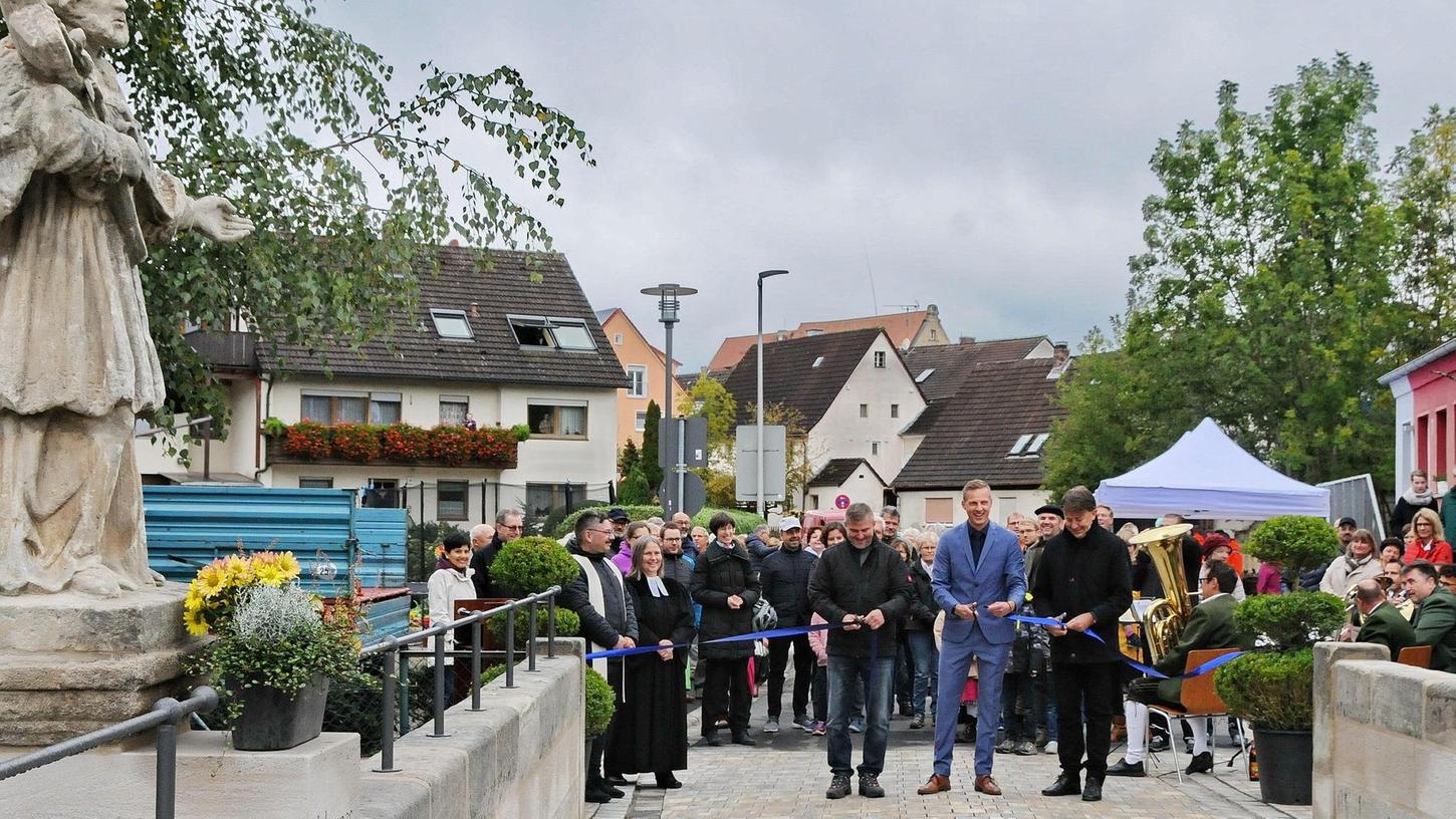 Nepomuk-Brücke in Dormitz wieder in Betrieb