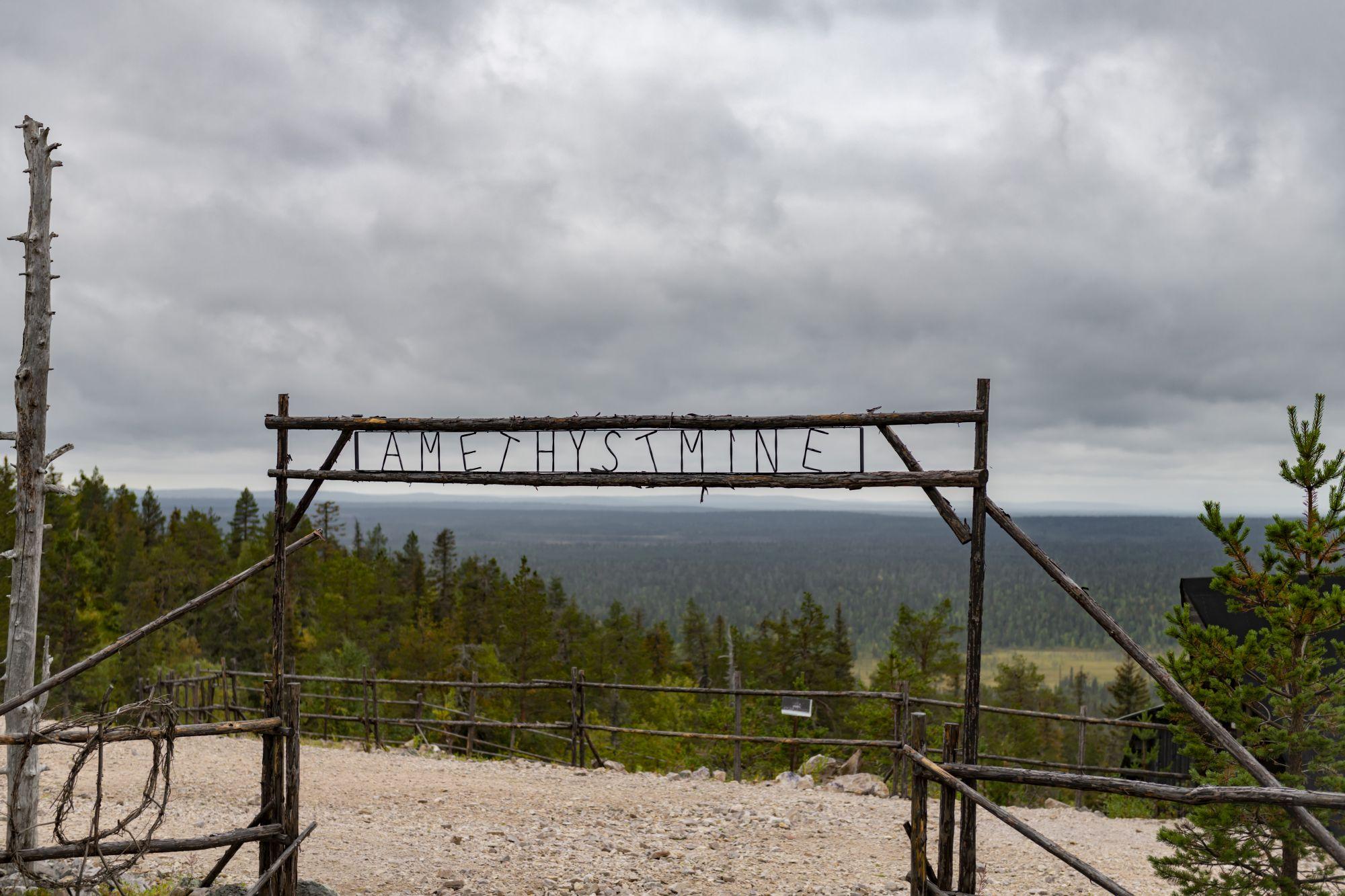 Auch ein Highlight im hohen Norden: Die Amethyst-Mine im Luosto-Nationalpark.