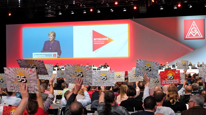 Hoher Besuch in Franken: Bundeskanzlerin Merkel in Nürnberg zu Gast