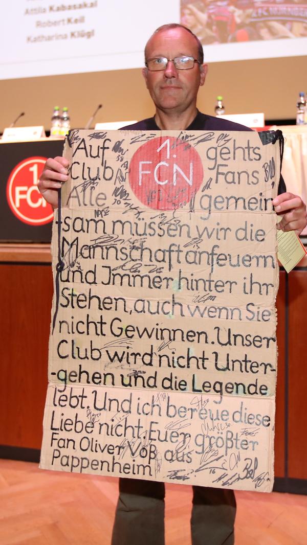 Oliver Voß aus Pappenheim ist ein ganz besonders großer Club-Fan.