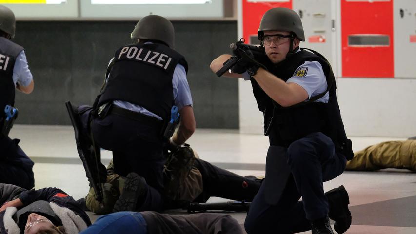 Anti-Terror-Übung in Nürnberg: Hier proben Einsatzkräfte den Ernstfall