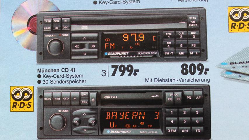 Ganz großes Thema: der Sound im Auto mit RDS (Radio-Data-System).
