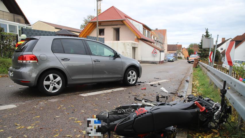Kollision mit VW: 17-jähriger Biker bei Rohr tödlich verunglückt