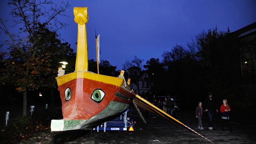 Das FAU-Römerboot "Fridericiana Alexandrina Navis" war 2019 ein besonderer Hingucker der Wissenschaftsnacht.