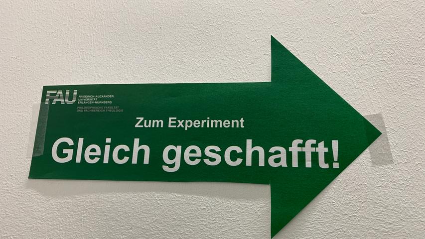 Auch beim Experiment "Stress und Denken" beim Lehrstuhl für Gesundheitspsychologie auf dem AEG-Gelände in Nürnberg war großer Andrang...