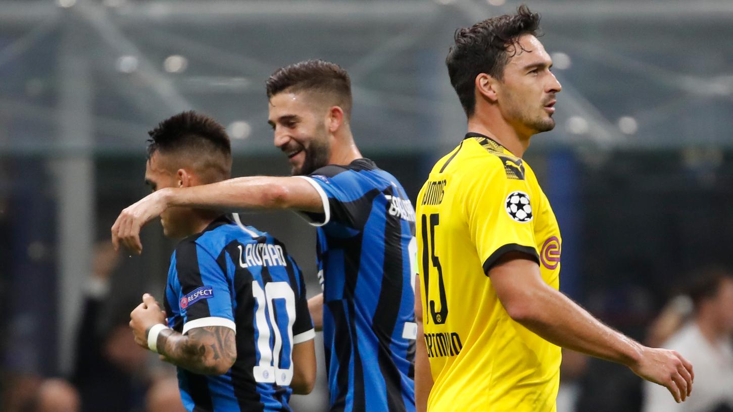 Einfallslos in San Siro: Dortmund muss sich Inter beugen 